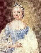 unknow artist Portrait of Carolina of Orange-Nassau painting